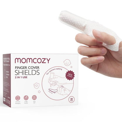 Baby Diaper Cream Applicator Kit - Spatula, Finger Wipes & Waterproof Sleeve