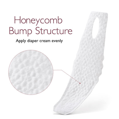 Baby Diaper Cream Applicator Kit - Spatula, Finger Wipes & Waterproof Sleeve
