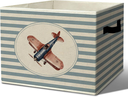 Rustic Where the Wild Ones Play Storage Bins Boxes with Handles - Colors A