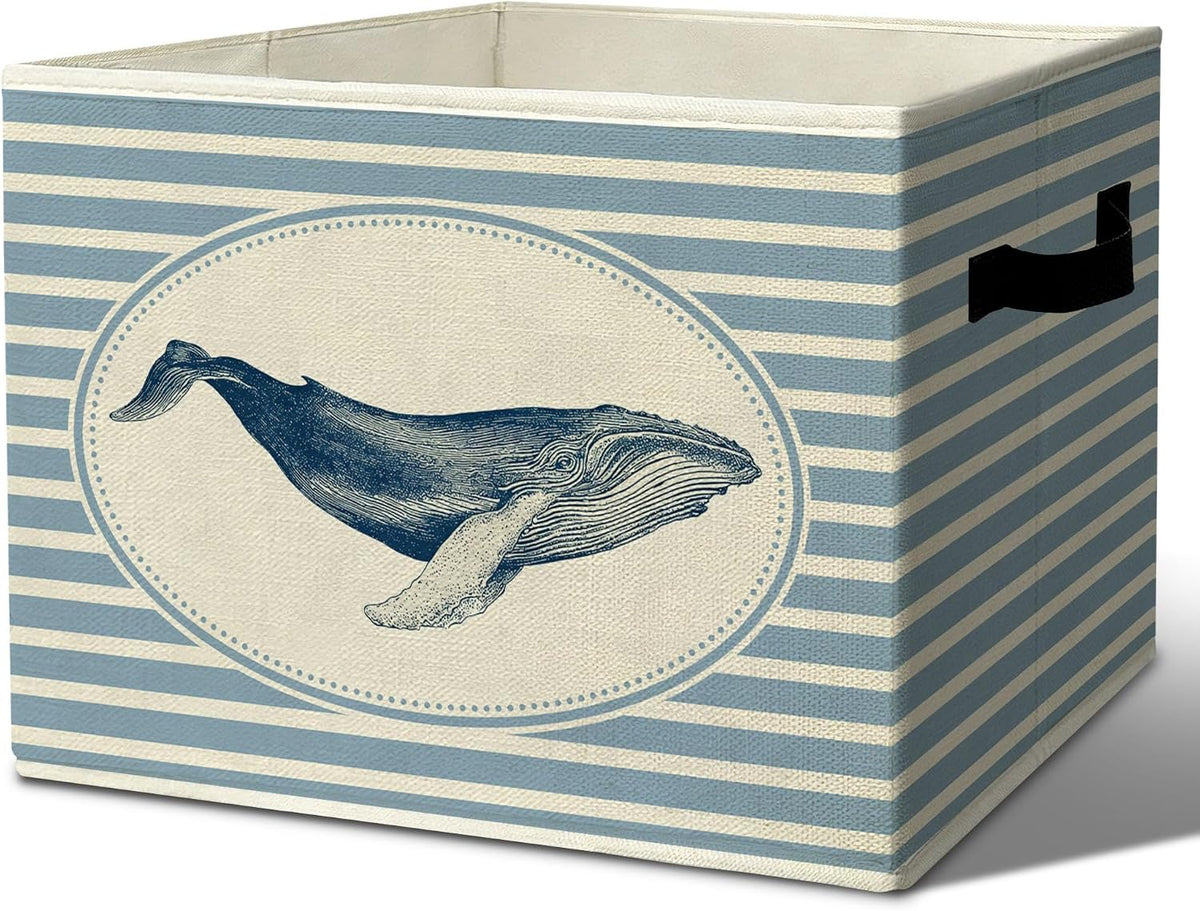 Rustic Where the Wild Ones Play Storage Bins Boxes with Handles - Colors A