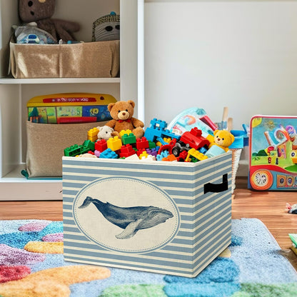 Rustic Where the Wild Ones Play Storage Bins Boxes with Handles - Colors A