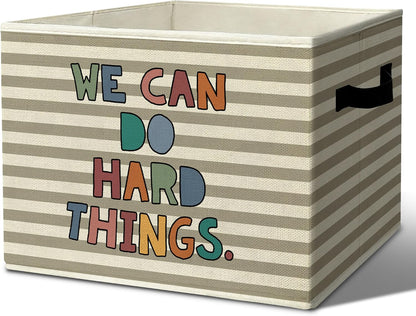 Rustic Where the Wild Ones Play Storage Bins Boxes with Handles - Colors A