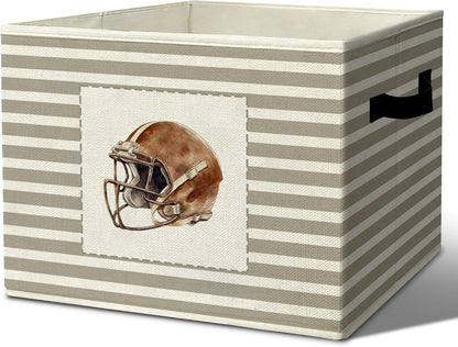 Rustic Where the Wild Ones Play Storage Bins Boxes with Handles - Colors A