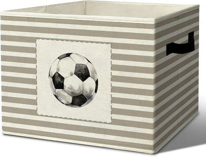 Rustic Where the Wild Ones Play Storage Bins Boxes with Handles - Colors A