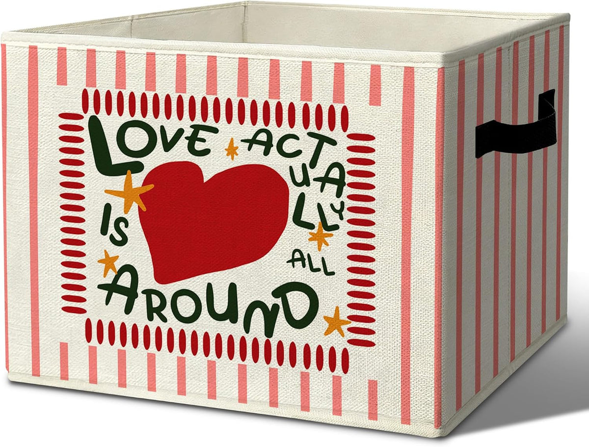 Rustic Where the Wild Ones Play Storage Bins Boxes with Handles - Colors A
