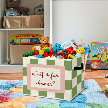 Rustic Where the Wild Ones Play Storage Bins Boxes with Handles - Colors A