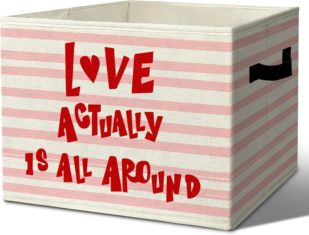 Rustic Where the Wild Ones Play Storage Bins Boxes with Handles - Colors A