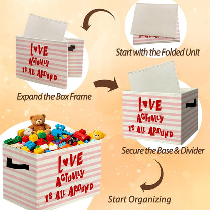 Rustic Where the Wild Ones Play Storage Bins Boxes with Handles - Colors A