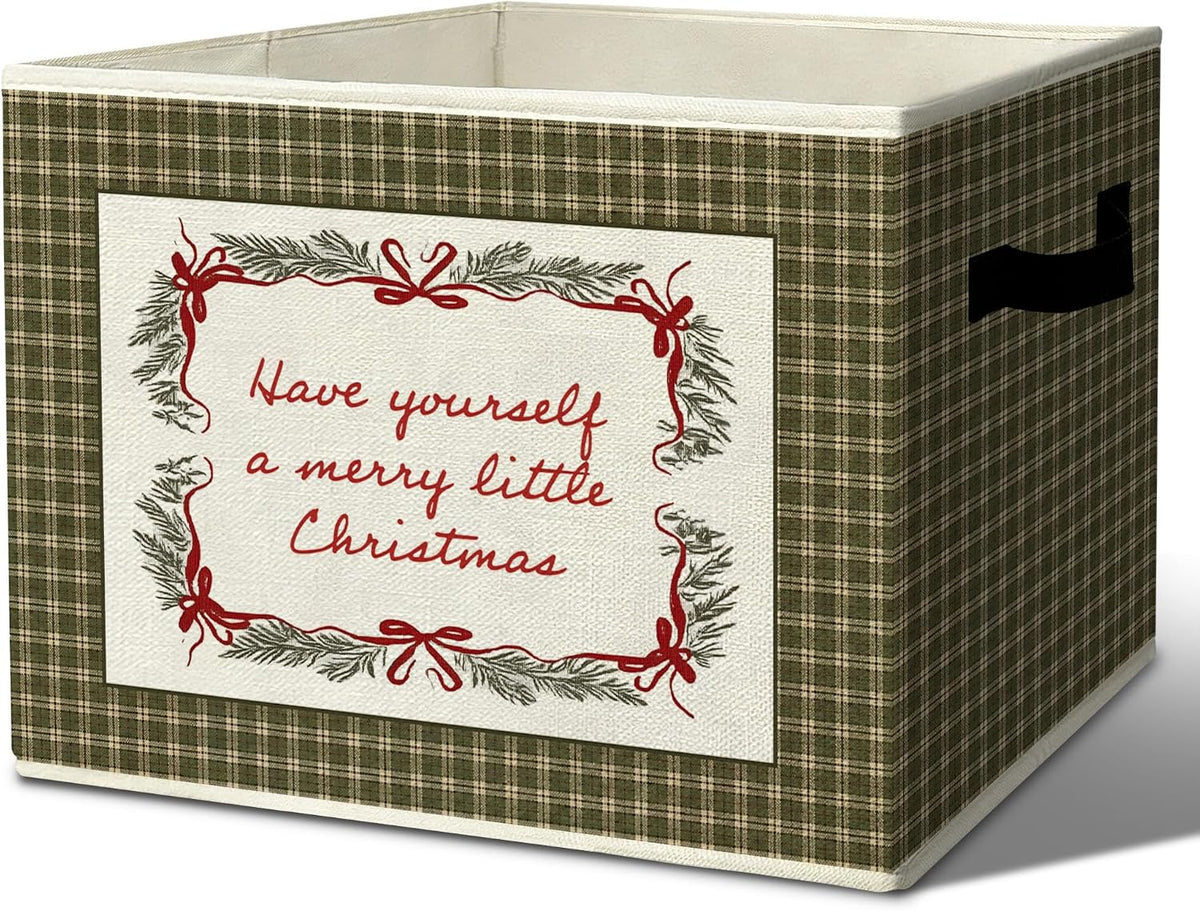 Rustic Where the Wild Ones Play Storage Bins Boxes with Handles - Colors A