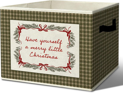 Rustic Where the Wild Ones Play Storage Bins Boxes with Handles - Colors A