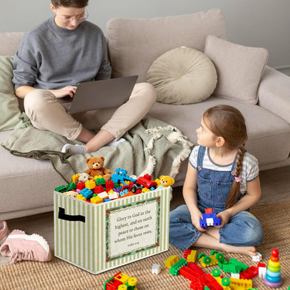 Rustic Where the Wild Ones Play Storage Bins Boxes with Handles - Colors A