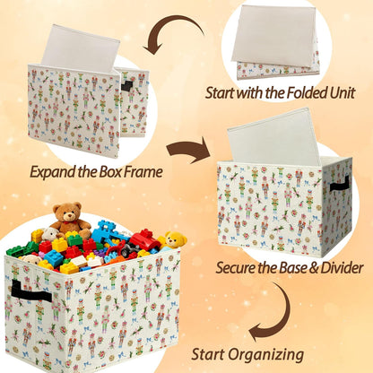 Rustic Where the Wild Ones Play Storage Bins Boxes with Handles - Colors A
