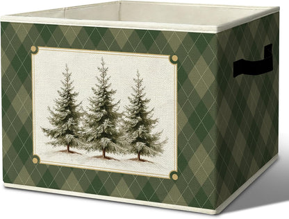Rustic Where the Wild Ones Play Storage Bins Boxes with Handles - Colors A