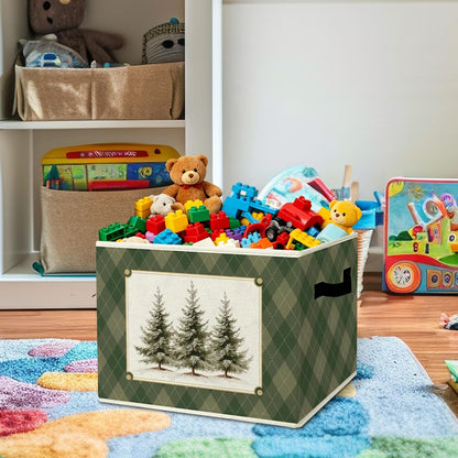 Rustic Where the Wild Ones Play Storage Bins Boxes with Handles - Colors A