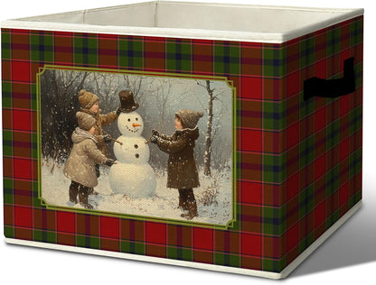 Rustic Where the Wild Ones Play Storage Bins Boxes with Handles - Colors A