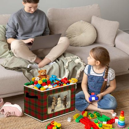 Rustic Where the Wild Ones Play Storage Bins Boxes with Handles - Colors A