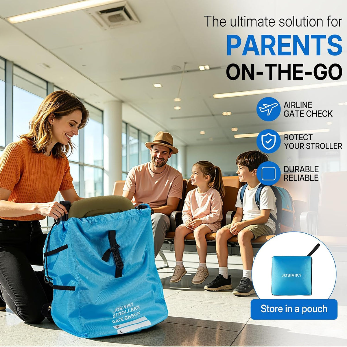 Stroller Travel Bag for Airplane,Travel Essentials for Trip