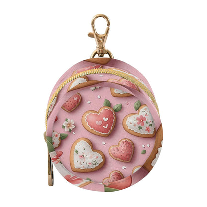 Love Cookies and Strawberries Baby Pacifier Holder Case, Dustproof Portable Storage Box for Diaper Bag Purse, Pacifier Storage Container for Boys & Girls