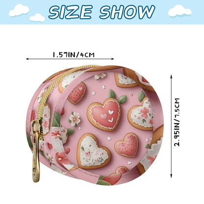 Love Cookies and Strawberries Baby Pacifier Holder Case, Dustproof Portable Storage Box for Diaper Bag Purse, Pacifier Storage Container for Boys & Girls