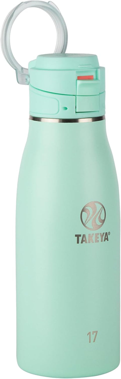 Traveler Stainless Steel Travel Coffee Mug with Flip-Lock Lid (17 oz, Arctic) - Leakproof Insulated Mug for Coffee & Tea
