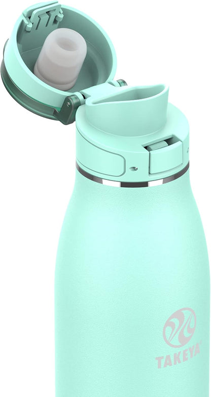 Traveler Stainless Steel Travel Coffee Mug with Flip-Lock Lid (17 oz, Arctic) - Leakproof Insulated Mug for Coffee & Tea