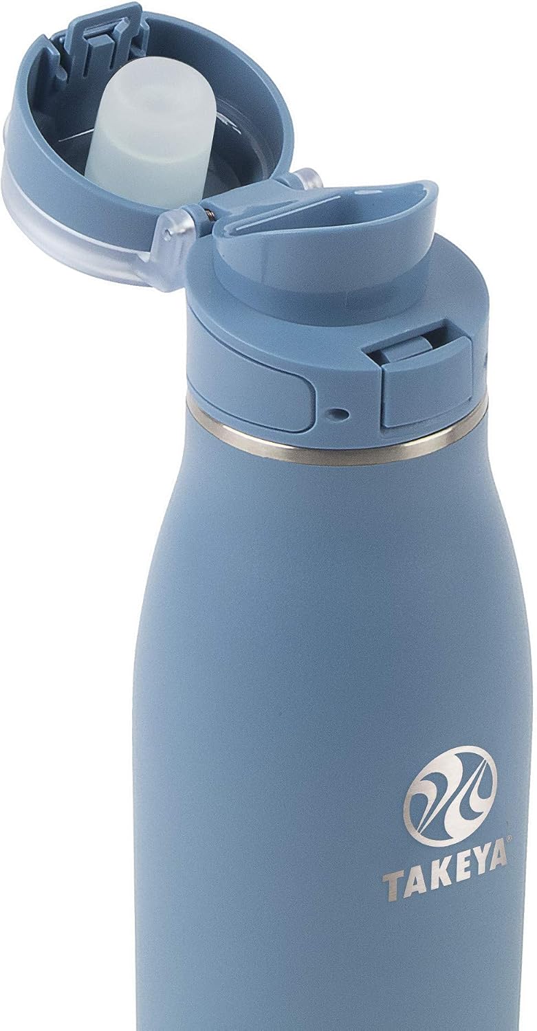 Traveler Stainless Steel Travel Coffee Mug with Flip-Lock Lid (17 oz, Arctic) - Leakproof Insulated Mug for Coffee & Tea