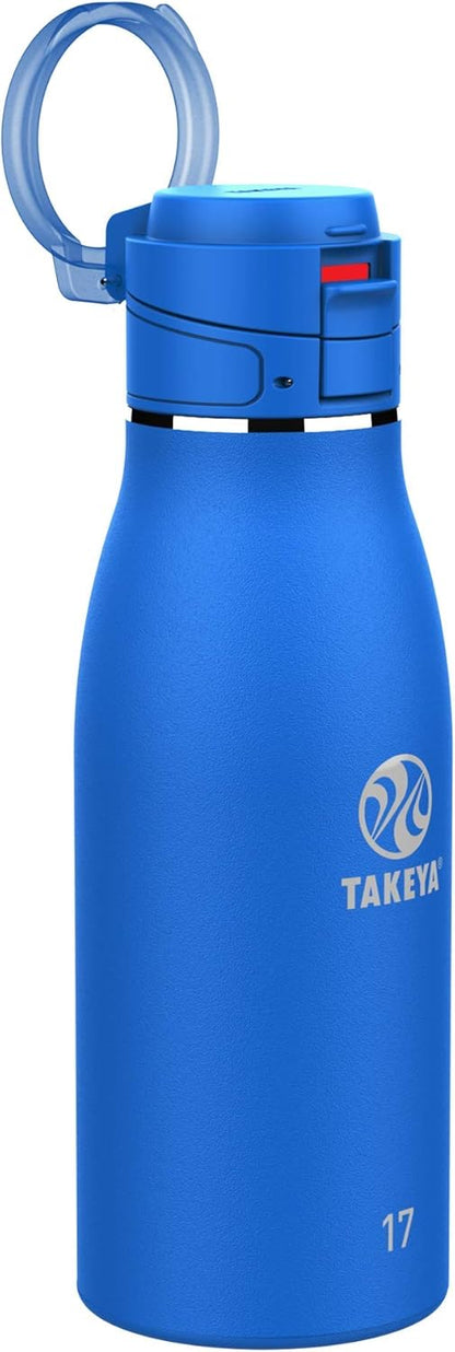 Traveler Stainless Steel Travel Coffee Mug with Flip-Lock Lid (17 oz, Arctic) - Leakproof Insulated Mug for Coffee & Tea
