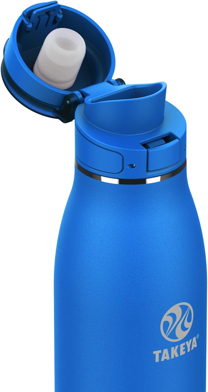 Traveler Stainless Steel Travel Coffee Mug with Flip-Lock Lid (17 oz, Arctic) - Leakproof Insulated Mug for Coffee & Tea