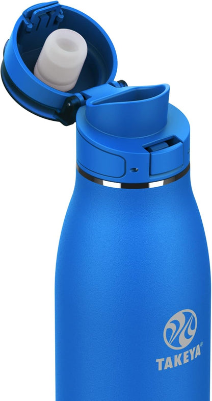 Traveler Stainless Steel Travel Coffee Mug with Flip-Lock Lid (17 oz, Arctic) - Leakproof Insulated Mug for Coffee & Tea