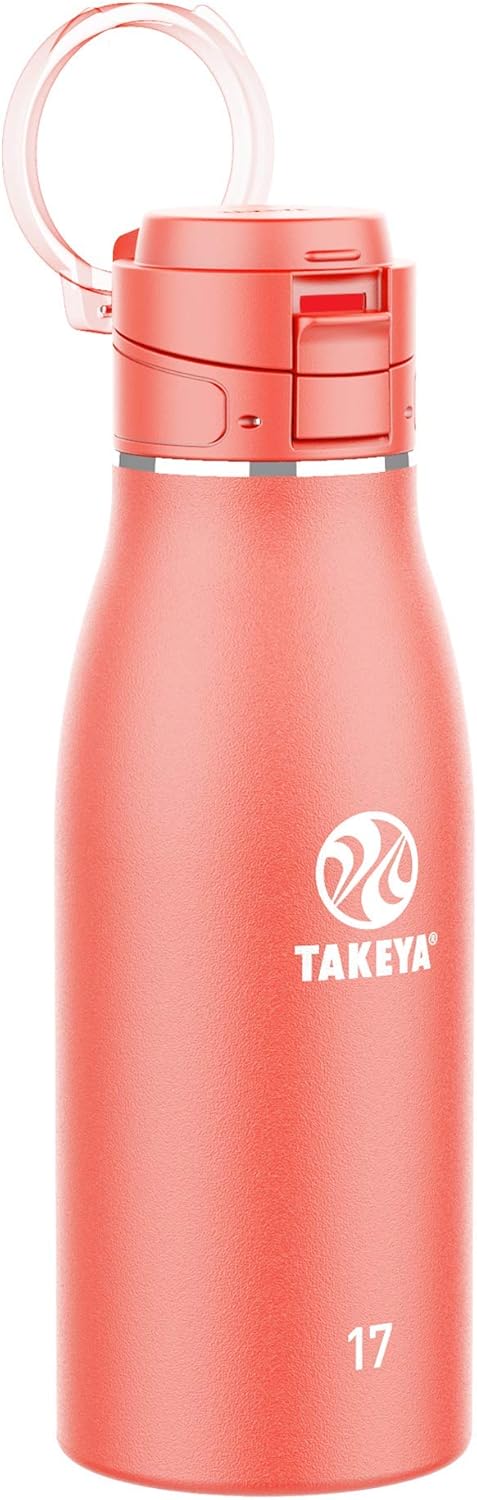 Traveler Stainless Steel Travel Coffee Mug with Flip-Lock Lid (17 oz, Arctic) - Leakproof Insulated Mug for Coffee & Tea