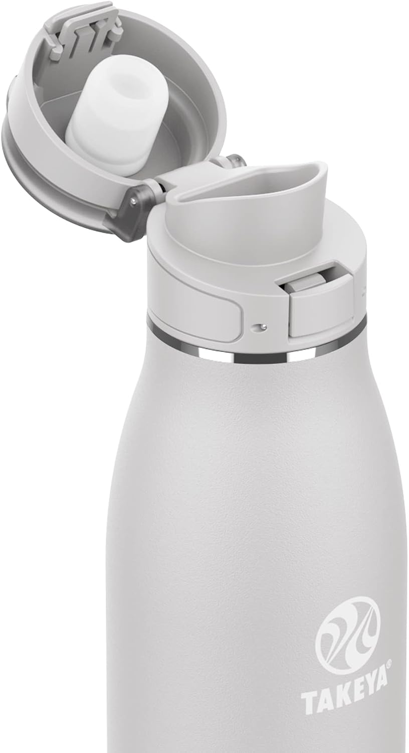 Traveler Stainless Steel Travel Coffee Mug with Flip-Lock Lid (17 oz, Arctic) - Leakproof Insulated Mug for Coffee & Tea