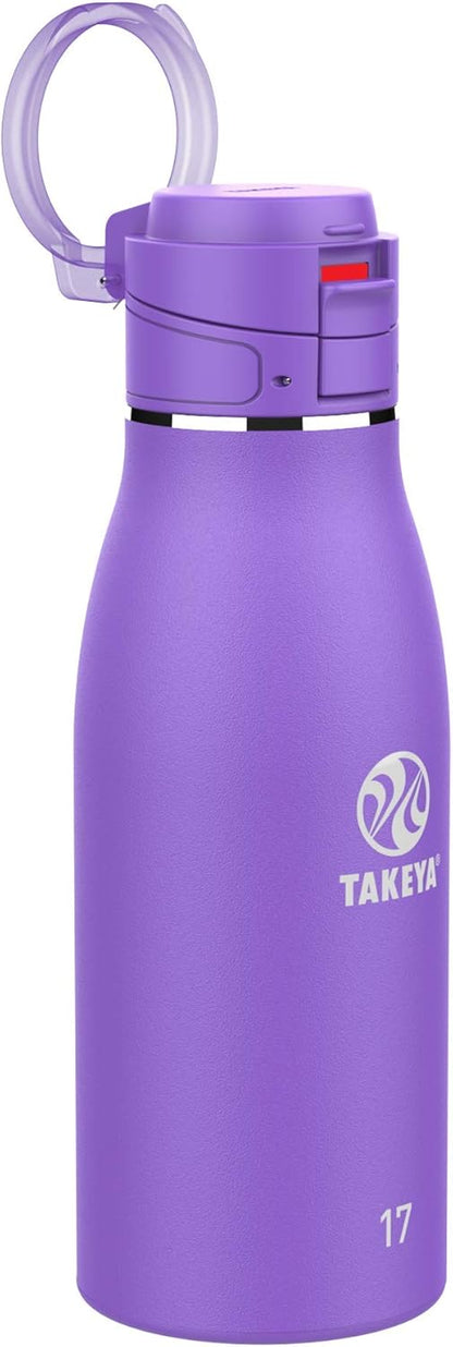 Traveler Stainless Steel Travel Coffee Mug with Flip-Lock Lid (17 oz, Arctic) - Leakproof Insulated Mug for Coffee & Tea