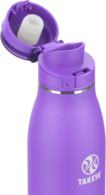 Traveler Stainless Steel Travel Coffee Mug with Flip-Lock Lid (17 oz, Arctic) - Leakproof Insulated Mug for Coffee & Tea