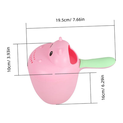 Baby Bath Rinse Cup for Toddlers – Large Food-Grade Shampoo Rinser Waterfall Design – for Hair Washing in Bathtubs and Showers