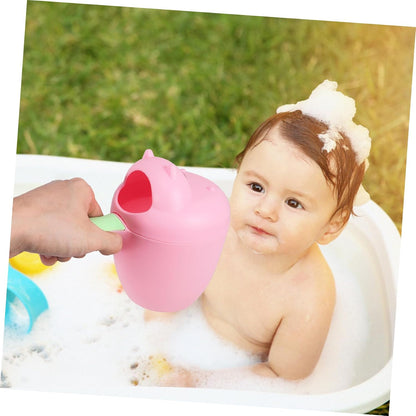 Baby Bath Rinse Cup for Toddlers – Large Food-Grade Shampoo Rinser Waterfall Design – for Hair Washing in Bathtubs and Showers