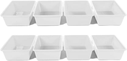 Plastic Storage Bins for Kids, Large Removable Toy Organizer