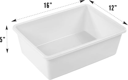 Plastic Storage Bins for Kids, Large Removable Toy Organizer
