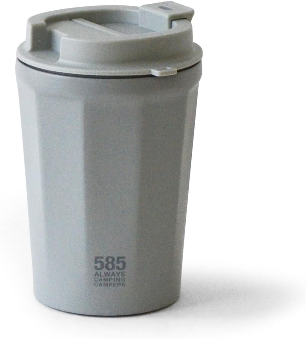 ビーシーエル( ) 585 Suction Mug, 10.1 fl oz (300 ml), Gray, No Tumble, Tumbler