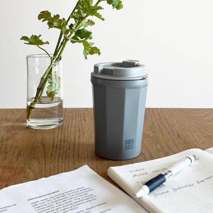 ビーシーエル( ) 585 Suction Mug, 10.1 fl oz (300 ml), Gray, No Tumble, Tumbler