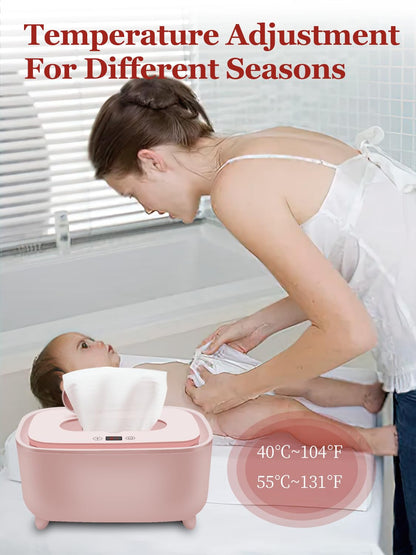 Wipe Warmer - 2026 New Premium Baby Wet Wipes Dispenser, Baby Wipe Warmer for Home Use - Essential Calentador De Wipes para Bebes - Travel Friendly with Direct Plug-in Power Supply