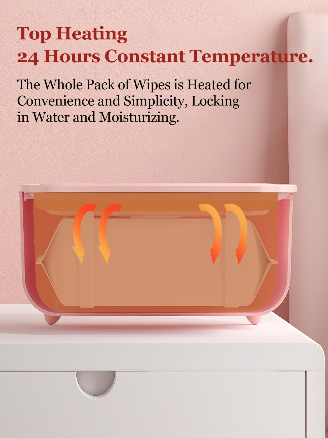 Wipe Warmer - 2026 New Premium Baby Wet Wipes Dispenser, Baby Wipe Warmer for Home Use - Essential Calentador De Wipes para Bebes - Travel Friendly with Direct Plug-in Power Supply