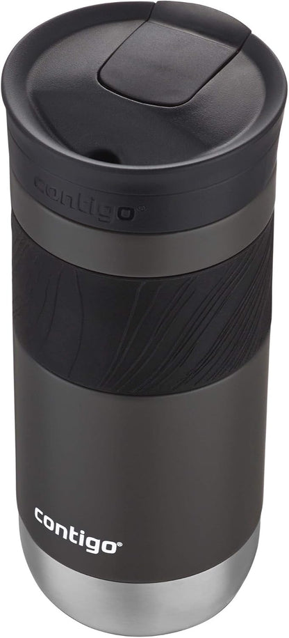 Byron Vacuum-Insulated Stainless Steel Travel Mug with Leak-Proof Lid & Superior 2.0 Stainless Steel Travel Mug with Handle and Leak-Proof Lid