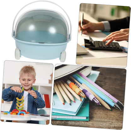 Toy Storage Basket Lid Boys and Girls Organizer Bins for Toys Desktop Storage Case for Boys and Girls