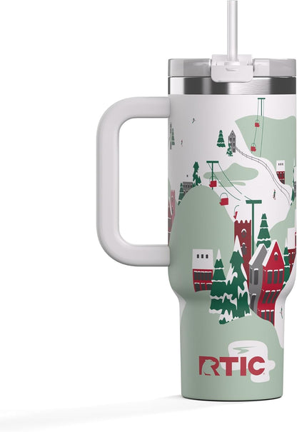 30oz Road Trip Tumbler, Insulated, Ceramic Lined, Apres Ski - Colors A