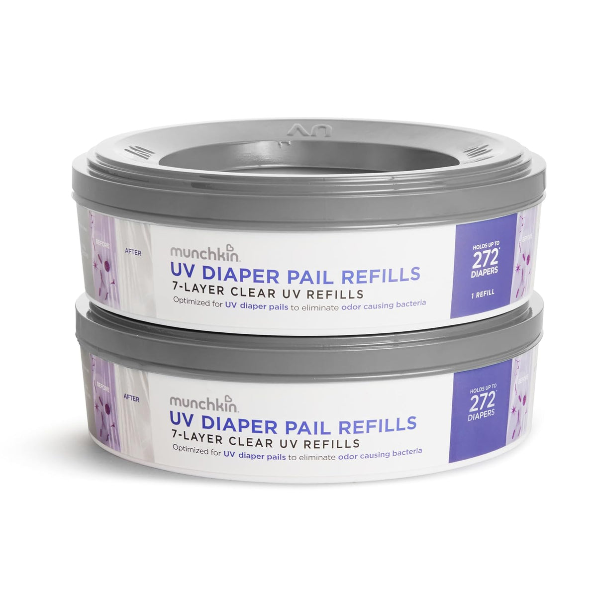 ® UV Diaper Pail Refill Rings, 2 Pack