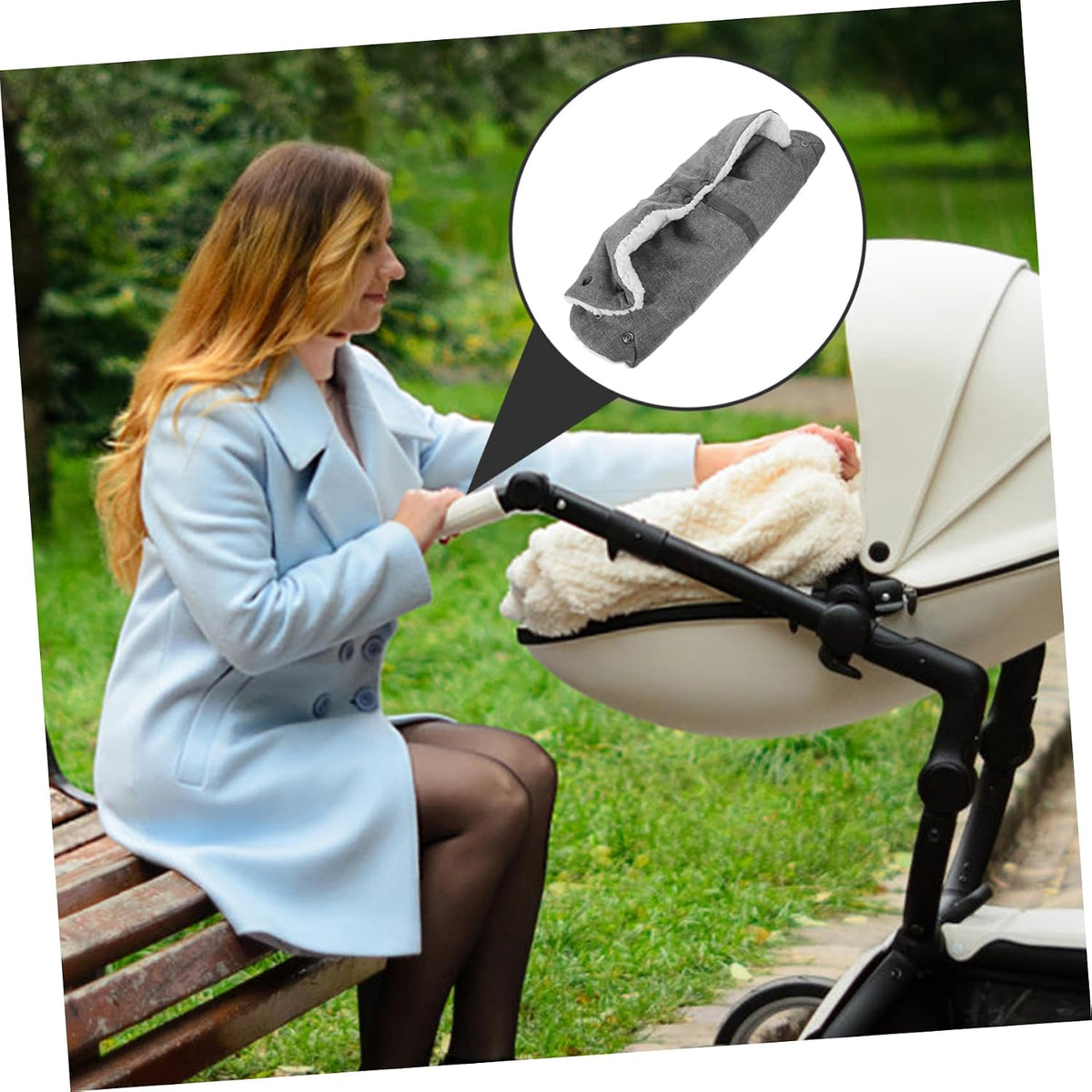 Ster Gloves Oxford Fabric Gloves Mitts Pushchair Handlebar Warmers Pram Handlebar Mittens Pushchair