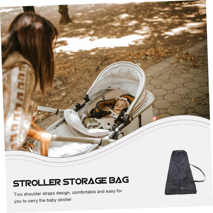Travel Stroller Bag with Two Shoulder Straps Water Resistant Heavy Duty Stroller Cover for Airplane Gate Check Protective Storage for Umbrella Easy to Carry and Scratch Resistant
