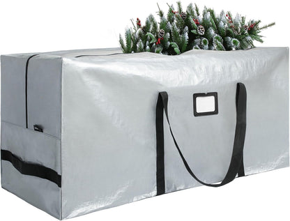 Large Christmas Tree Storage Bag Heavy Duty 7.5 Ft (Gray)