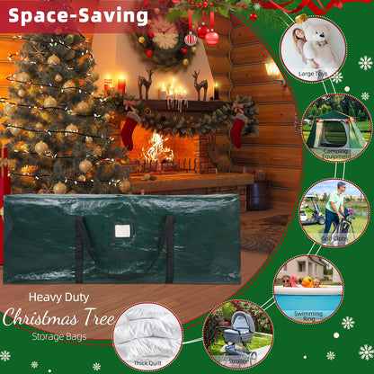 Large Christmas Tree Storage Bag Heavy Duty 7.5 Ft (Gray)