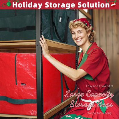 Large Christmas Tree Storage Bag Heavy Duty 7.5 Ft (Gray)